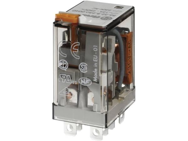 Finder 56.32.8.110.0040 Stikrelæ 110 V/AC 12 A 2 x omskifter 1 stk