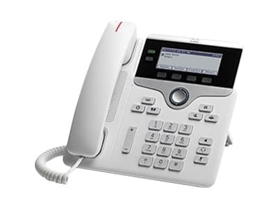 Cisco IP Phone 7821 - VoIP-telefon - SIP, SRTP - 2 linjer - hvit Hvit