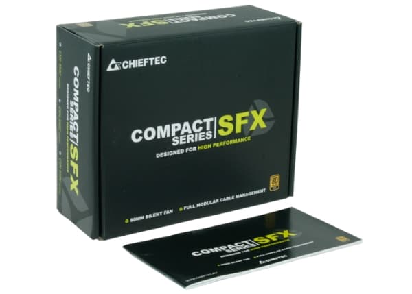 Chieftec Compact Series CSN-650C - Virtalähde (sisäinen) - ATX12V 2.3/ SFX12V - 80 PLUS Gold - AC 100-240 V - 650 Watt - aktiivinen PFC - musta