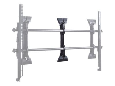 Chief Fusion FCA115 - Asennuskomponentit (seinälevy, 2 seinälevyn suojusta) - litteälle paneelille - musta - X-Large FUSION XSM1U, XTM1U -laitteille