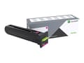 Miniatyrbilde 1 av 3: Lexmark - Ekstra høy ytelse - magenta - original - tonerpatron LCCP - for Lexmark CX825de, CX825dte, CX825dtfe