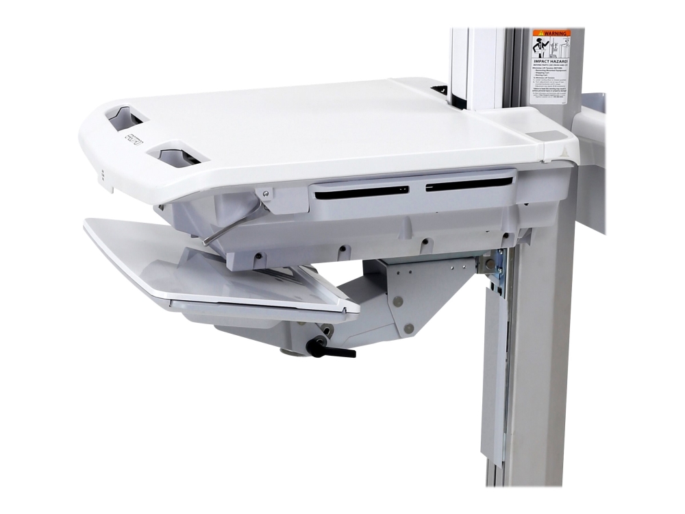 Ergotron - Monteringskomponent (vridbar arm) - justerbar höjd - för tangentbord - monterbar på vagn - för StyleView Cart with LCD Pivot, SV40