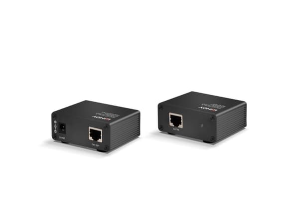 Lindy 70456, AV-sender og -mottaker, 150 m, Koblet med ledninger (ikke trådløs), Sort