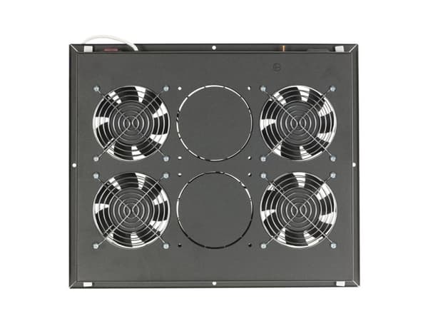Triton - Systemviftebrett - med 4 kjølevifter, termostat - RAL 9005