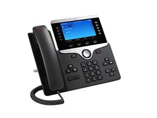 Cisco IP Phone 8851 - VoIP-telefon - SIP, RTCP, RTP, SRTP, SDP - 5 rader - träkol