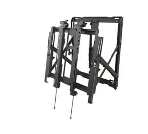 Peerless-AV SmartMount Full Service Video Wall Mount with Quick Release DS-VW755S - Monteringssett (veggmontering) - for videovegg - svart pulverjakk