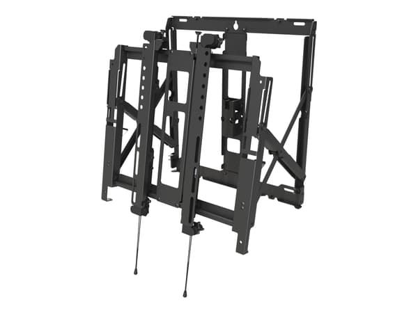 Peerless-AV SmartMount Full Service Video Wall Mount with Quick Release DS-VW755S - Monteringssett (veggmontering) - for videovegg - svart pulverjakk