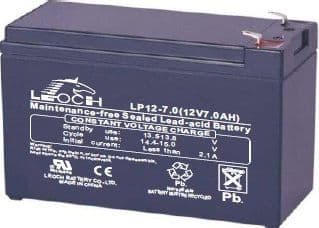 FSP/Fortron 12V7Ah, 12 V, 1 stykker, Svart, 7,2 Ah, 151 mm, 97,5 mm