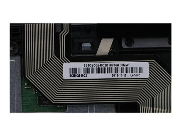 Lenovo - Ersättningstangentbord för bärbar dator - med pekplatta - QWERTY - Nordisk - med övre skydd - för 300e Chromebook (1st Gen) 81H0