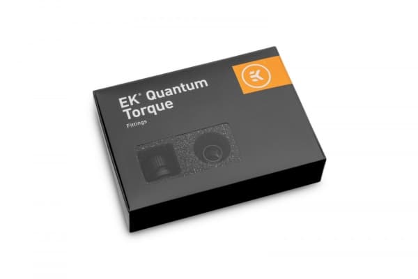 EkWaterBlocks EK-Quantum Torque HTC 12 - Inpassning till vätskekylsystem - svart satäng (paket om 6)