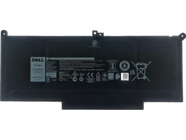 Dell - Batteri för bärbar dator - litiumjon - 7500 mAh - 60 Wh - för Latitude 7280, 7290, 7380, 7390, 7480, 7490