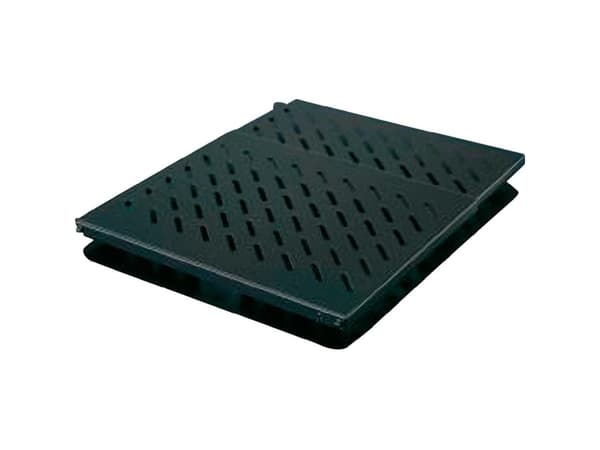 Rittal DK 5501.655, Kehikon hylly, Musta, Terästä, 50 kg, 484 mm, 6,56 kg