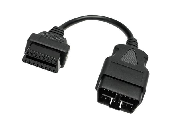 Obd 2 Ii Extension Cable Male To Female 20cm 16 Pin Diagnostic Interface