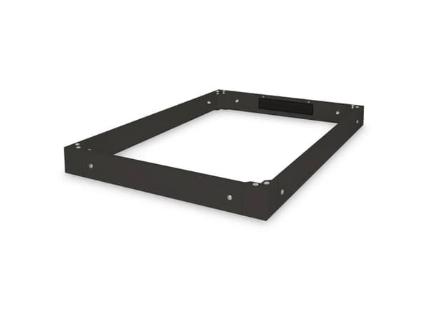 DIGITUS Professional - Rack-sokkel - svart, RAL 9005 - 19"