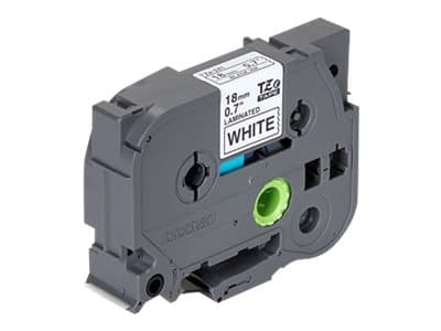 Brother TZe-241 - Standardlim - svart på vitt - Rulle (1,8 cm x 8 m) 1 kassett(er) bandlaminat - för Brother PT-D600; P-Touch PT-1880, D450, E310, E5