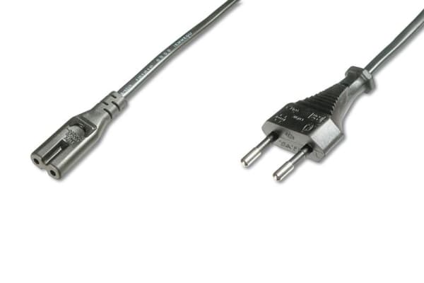 Bixolon ASSMANN - Strömkabel - IEC 60320 C7 till Euro-kontakt (M) - AC 250 V - 1,8 m - Svart (FIG8EURO)