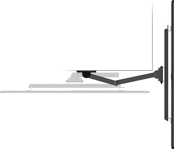 Vogel's M-series MA3040 (A1) - Brakett - for flatpanel - svart - skjermstørrelse: 32"-55" - veggmonterbar