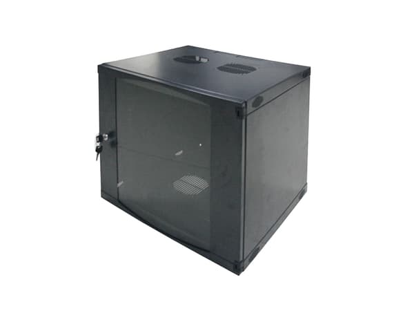 LogiLink - Skåp - väggmontering - mörkgrå, RAL 7021 - 9U - 19"