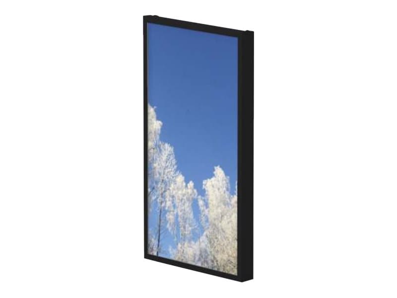 HI-ND Wall Casing EASY 43" Portrait - Monteringskomponent (hölje) - för LCD-panel för digital skyltning - metall - svart, RAL 9005 - skärmstorlek: 43