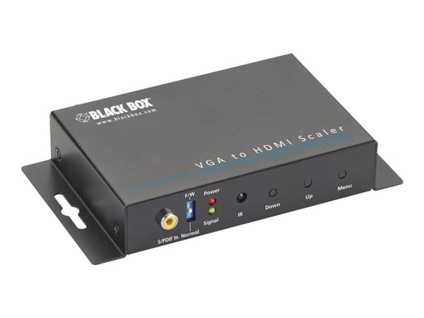 Black Box AVSC-VGA-HDMI-R2, Musta, VGA, HDMI, 100 - 240 V, 50 - 60 Hz, 1,5 A
