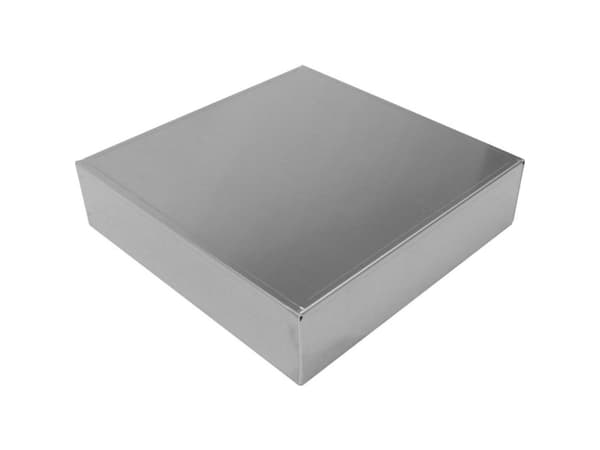 Hammond Electronics 1444-12123 Kabinet-chassis (L x B x H) 305 x 305 x 76 mm Aluminium Natur 1 stk