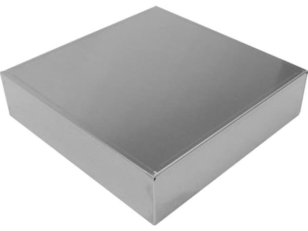 Hammond Electronics 1444-12123 Kabinet-chassis (L x B x H) 305 x 305 x 76 mm Aluminium Natur 1 stk