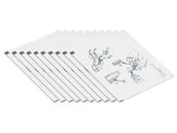 Datacard - Skrivarrengöringskort (paket om 10) - för Datacard CD810, SD260S, SP25 Plus, SP35, SP35 Plus, SP55, SP55 Plus, SP75