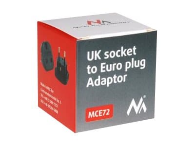 Maclean MCE72 - Adapter för effektkontakt - Storbritannien, Europa