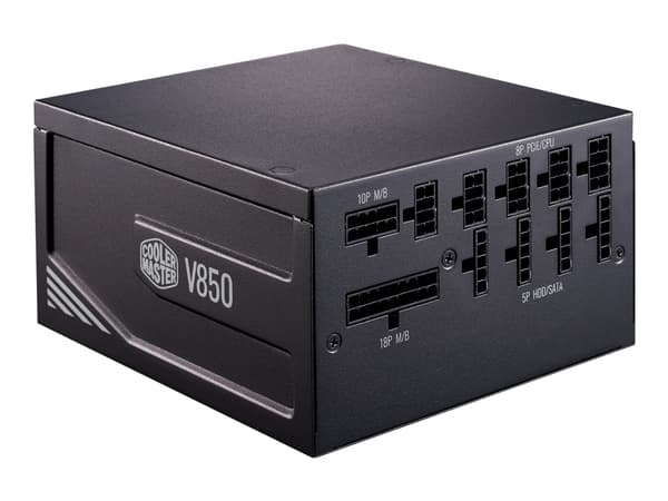Cooler Master V850 Gold-V2, 850 W, 100 - 240 V, 50 - 60 Hz, 13 - 6 A, Aktiivinen, 130 W
