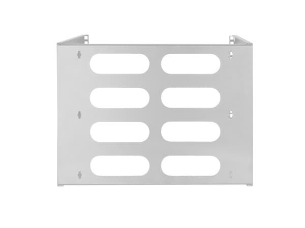 LogiLink W08B40G, Monteringsskena, Rostfritt stål, 12 kg, 8U, 48,3 cm (19"), 494 mm
