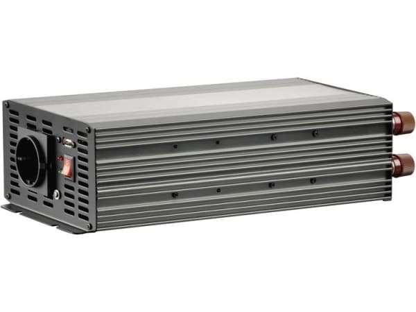 VOLTCRAFT Invertteri MSW 2000-24-G 2000 W 24 V/DC 21 - 30 V/DC Ruuviliittimet Suojakoskettimen pistorasia (MSW 2000-24-G)