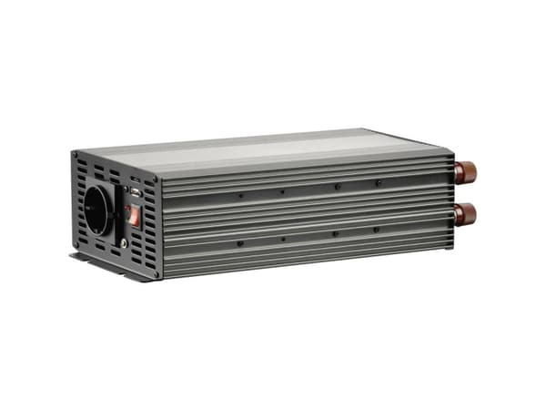 VOLTCRAFT Invertteri MSW 2000-24-G 2000 W 24 V/DC 21 - 30 V/DC Ruuviliittimet Suojakoskettimen pistorasia (MSW 2000-24-G)