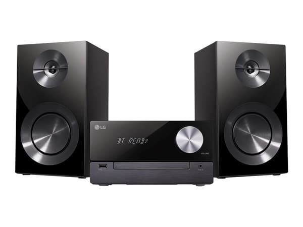 LG CM2460DAB - Mikrosystem - 2 x 50 Watt - svart