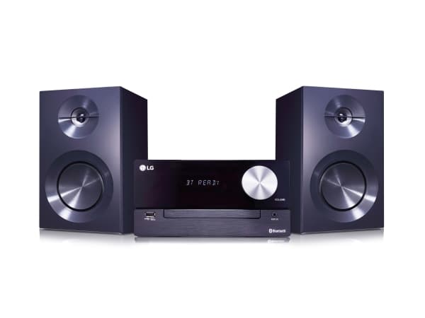 LG CM2460DAB - Mikrosystem - 2 x 50 Watt - svart