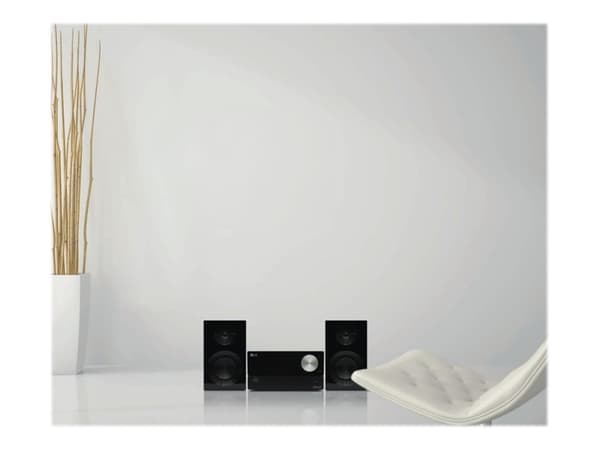 LG CM2460DAB - Mikrosystem - 2 x 50 Watt - svart