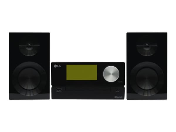 LG CM2460DAB - Mikrosystem - 2 x 50 Watt - svart Svart