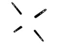 Miniatyrbilde 1 av 2: Peerless-AV ACC4X4 - Komponenter for montering (VESA-adapter) - pulverlakkert svart