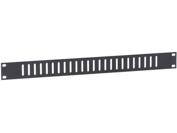 adam hall 8721V, Svart, Stål, 1U, 48,3 cm (19"), 1,5 mm, 210 g