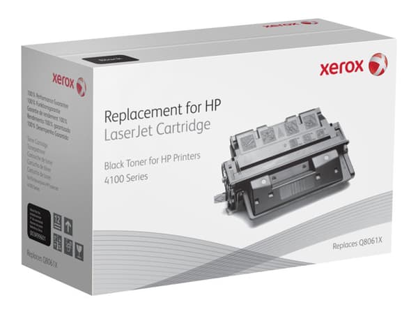 Xerox Värikasetti, musta. Vastaa tuotetta HP C8061X. Yhteensopiva avec HP LaserJet 4100-tulostimen kanssa, 11600 sivua, Musta, 1 kpl