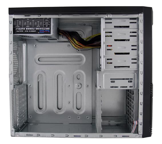 LC Power Pro-Line PRO-925B - Tower - ATX 450 Watt (ATX12V 2.31) - svart, nätsvart - USB/ljud