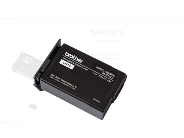 Brother PABT001A, Batteri, Sort