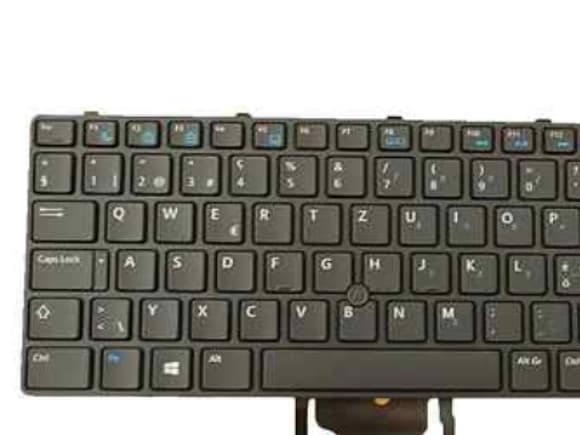 DELL 7F4F9, Tangentbord, Tangentbord med bakgrundsbelysning, DELL, Latitude E6430u