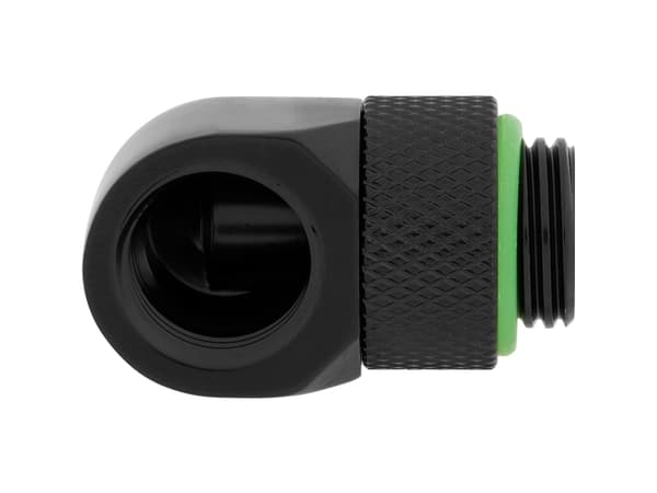 CORSAIR Hydro X Series 90° Rotary Adapter - Inpassning till vätskekylsystem - svart (paket om 2)