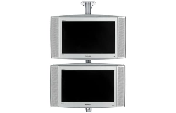 SMS Flatscreen CL ST400 - Monteringssats (takmontering) - lutning och vridning - för 2 LCD-bildskärmar - svart, aluminium - takmonterbar