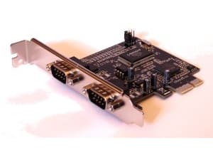 Unitek - Seriell adapter - PCIe - RS-232 x 2