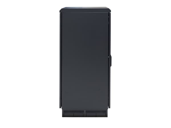 EFB Elektronik 692724IP55.TS, Itseseisova teline, 24U, 1000 kg, Näppäinlukko, Tehostunut kaapelinhallinta, Musta