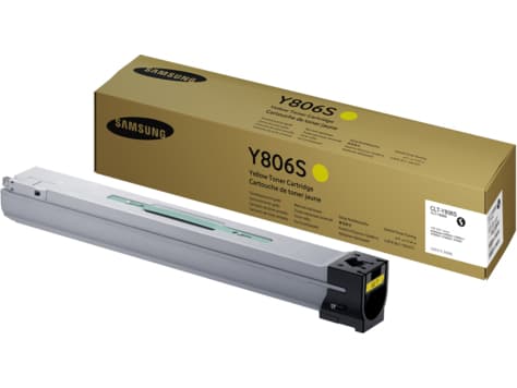 Samsung CLT-Y806S - Gul - original - tonerkassett - för MultiXpress X7400GX, X7400LX, X7500GX, X7500LX, X7600GX, X7600LX