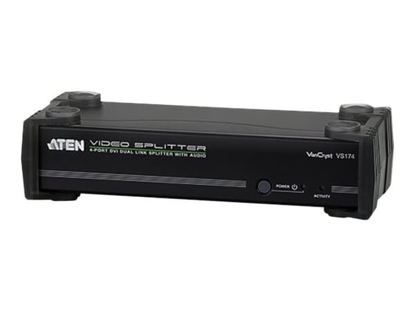 ATEN VanCryst VS174 - Video/audiosplitter - 4 x DVI + 4 x ljud - skrivbordsmodell