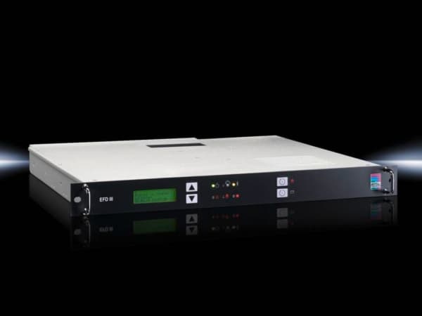 Rittal DK 7338.221, Sort, Grå, Stål, 1U, 100-230 V, 48,3 cm (19"), 482,6 mm