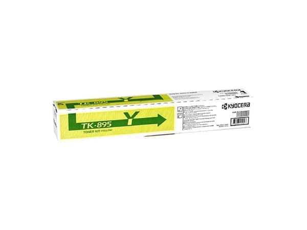 Kyocera TK 895Y - Gul - original - tonerpatron - for Kyocera FS-C8020, FS-C8025, FS-C8520, FS-C8525